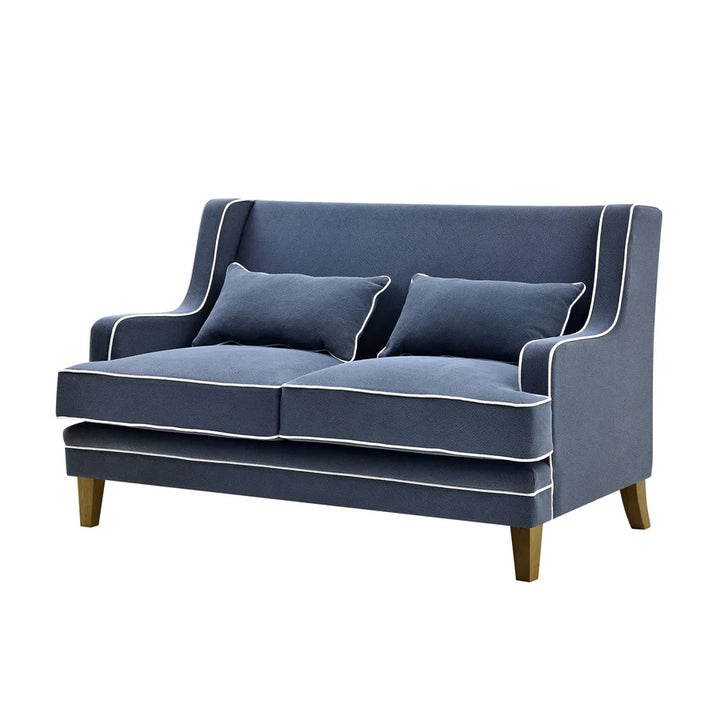 Hudson 2 Seater Sofa Navy FLOORSTOCK