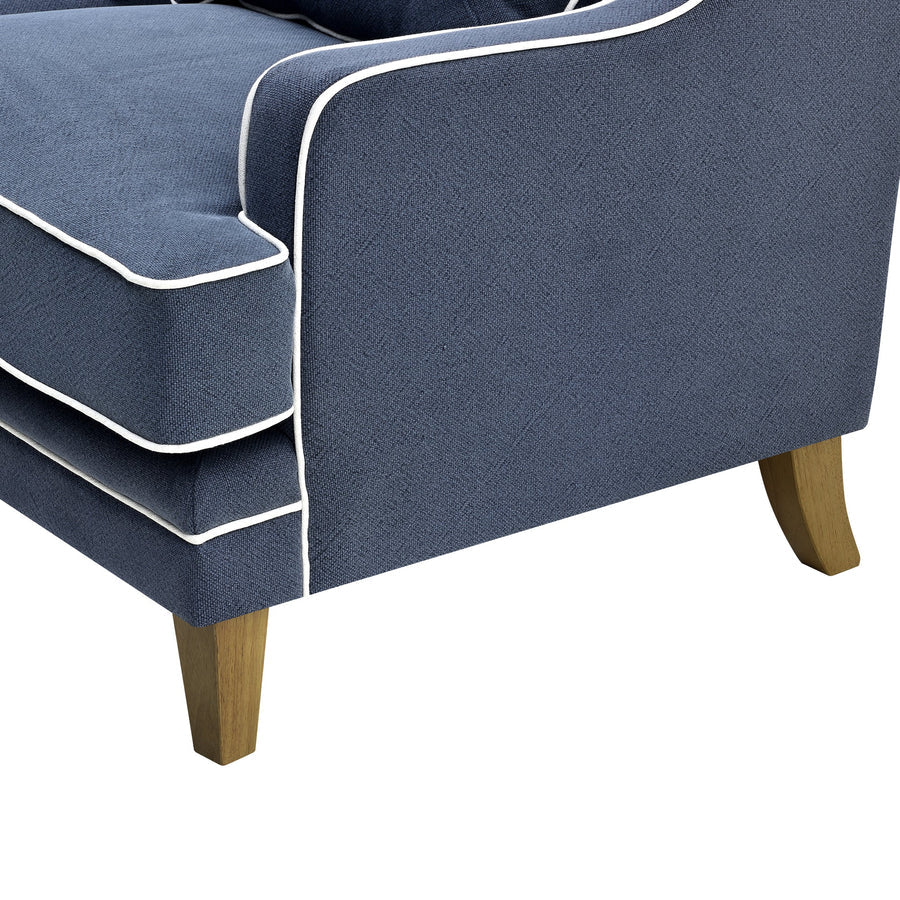 Hudson 2 Seater Sofa Navy FLOORSTOCK