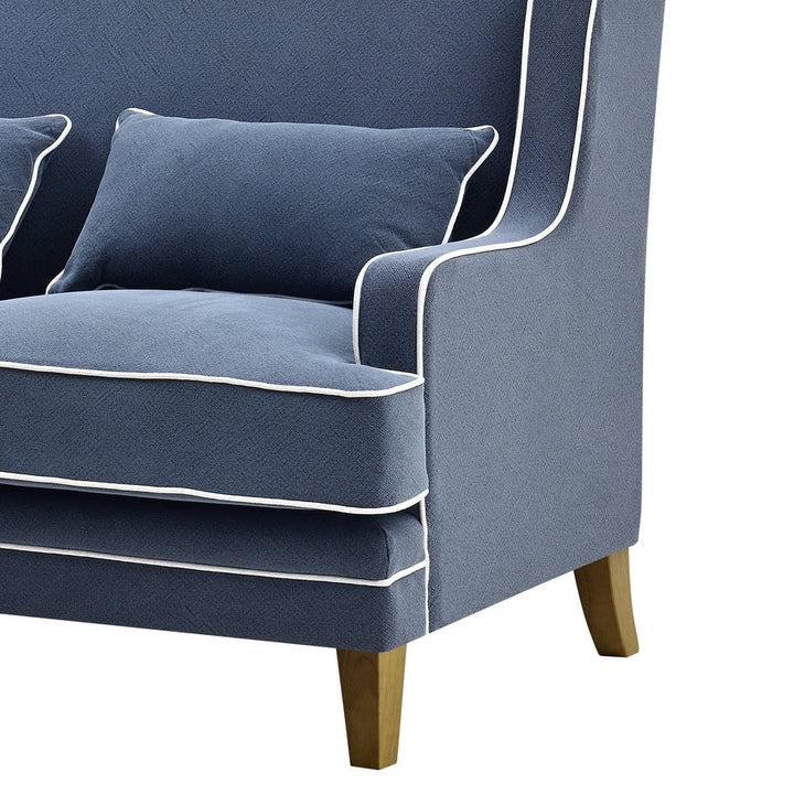 Hudson 2 Seater Sofa Navy FLOORSTOCK