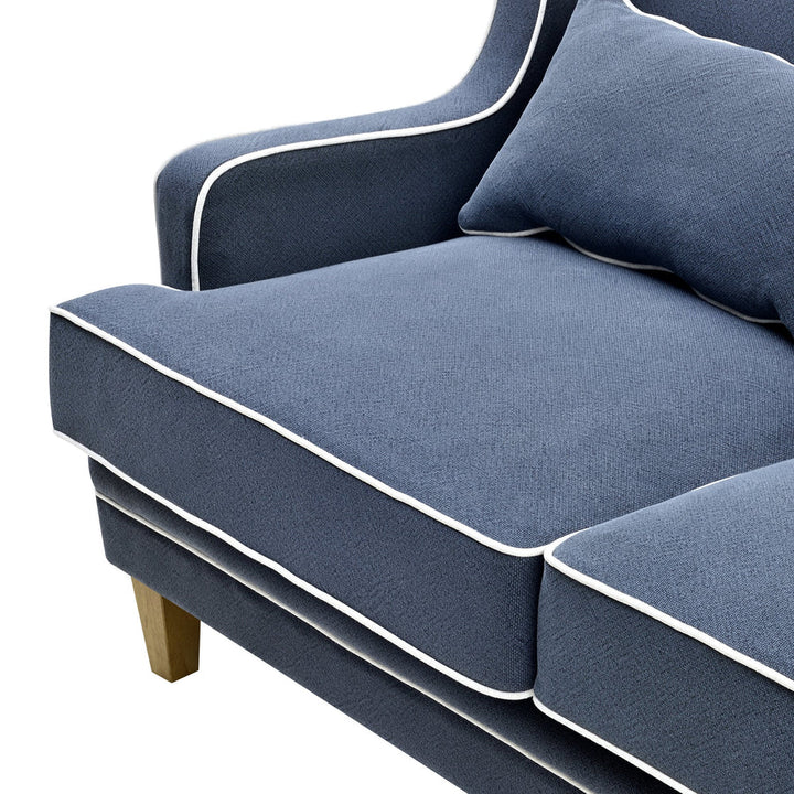 Hudson 2 Seater Sofa Navy FLOORSTOCK