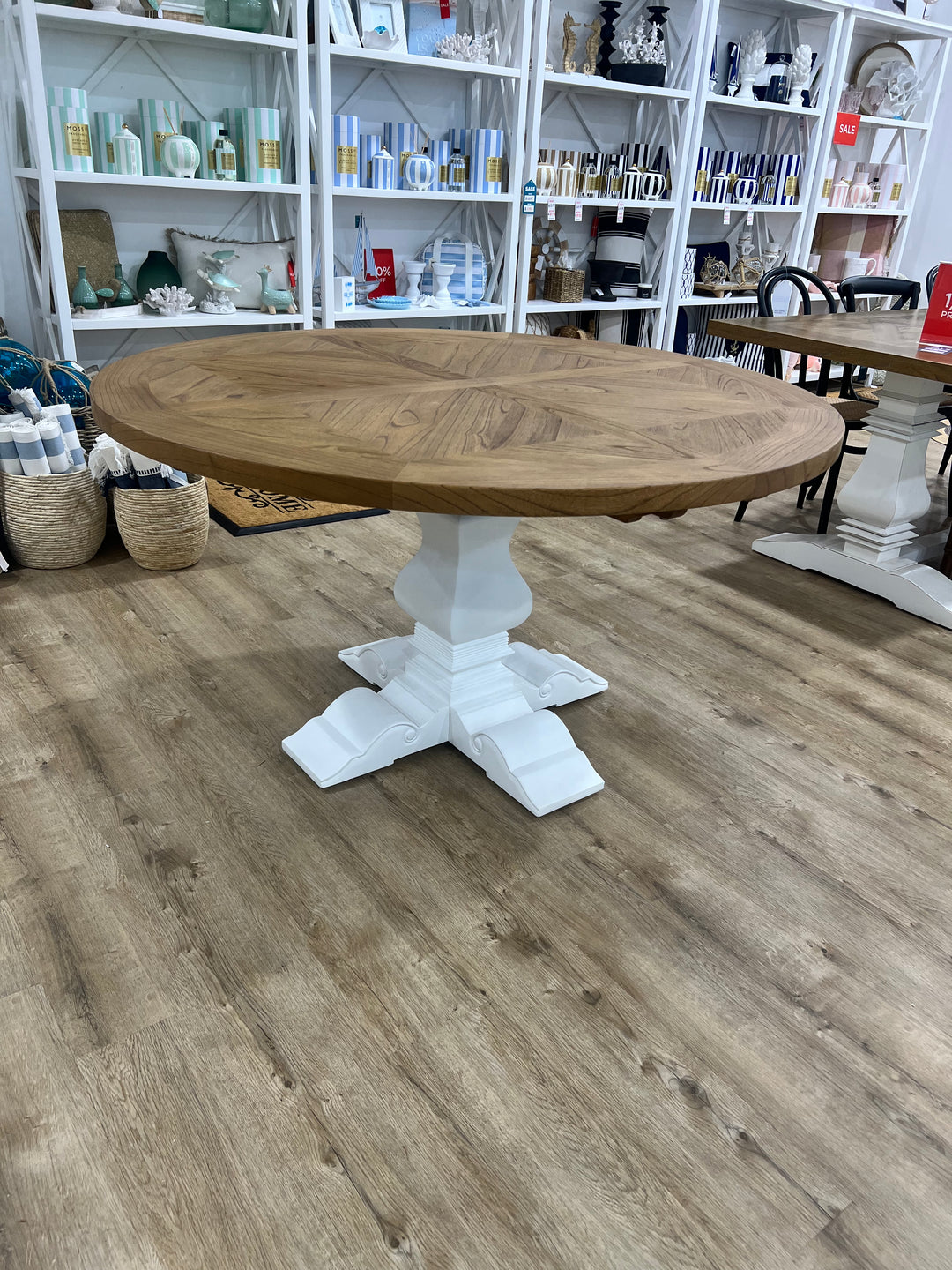 Hudson Round Dining Table 140cm Diameter