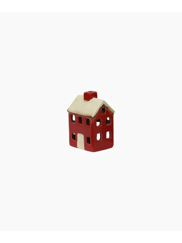 Alsace Petite Tea Light  Chalet Red Cream