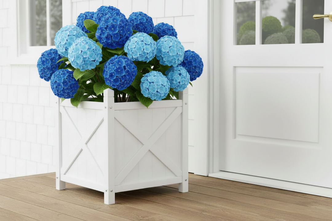 Hampton Poly Timber Outdoor Planter Box Small 40cm