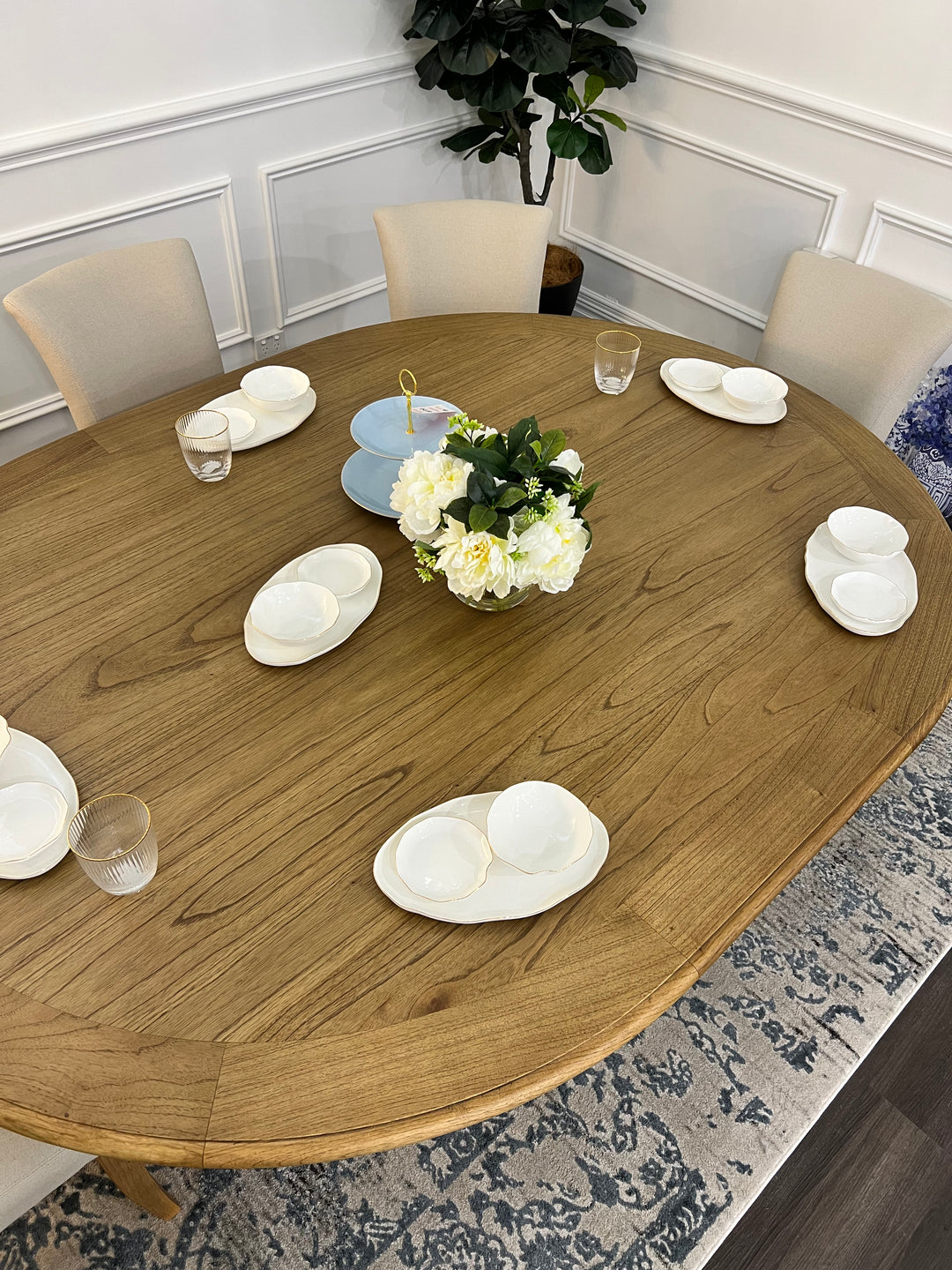 Stamford Oval Dining Table 200cm
