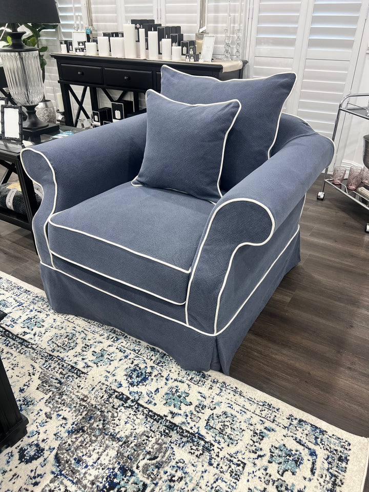 Ayla Hamptons Armchair Navy