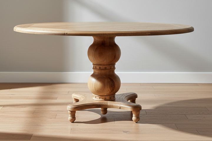 Marseilles Oakwood Round Dining Table 150cm