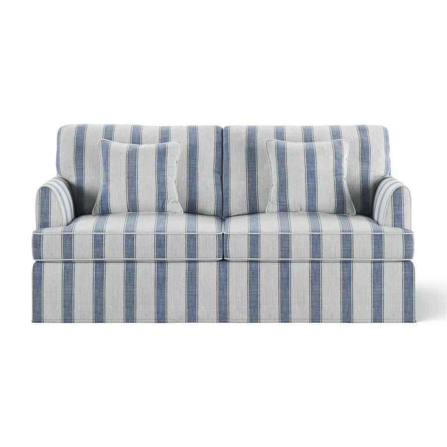 Hampton  2.5 Seater Sofa Blue Stripe