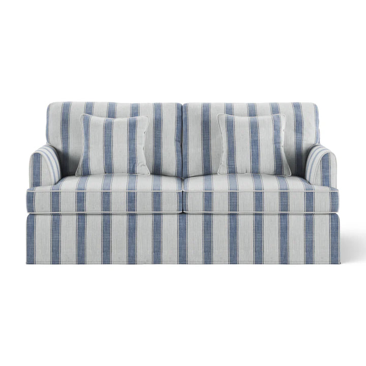 Hampton  2.5 Seater Sofa Blue Stripe
