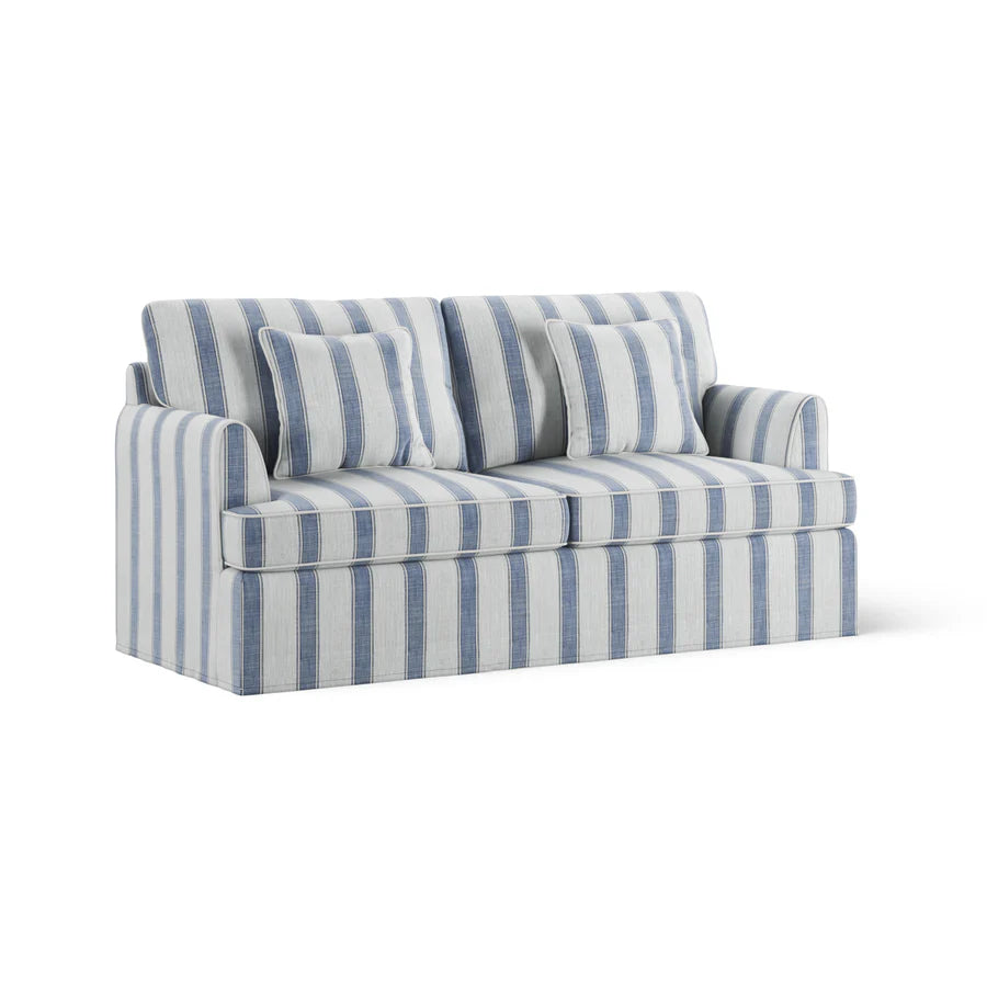 Hampton  2.5 Seater Sofa Blue Stripe