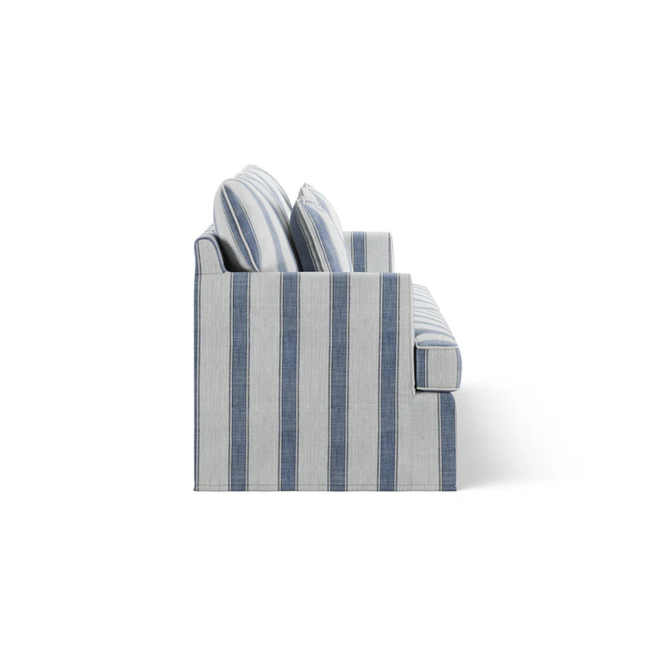 Hampton  2.5 Seater Sofa Blue Stripe