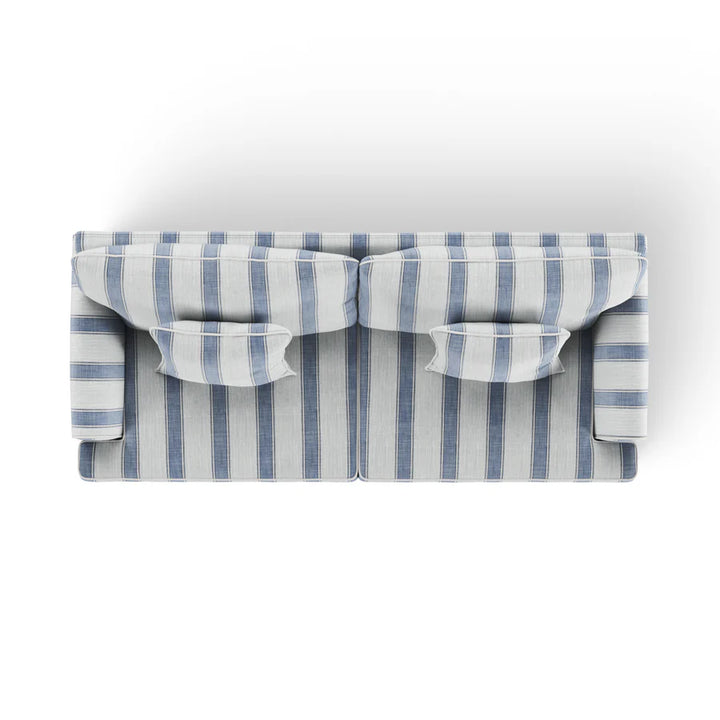 Hampton  2.5 Seater Sofa Blue Stripe