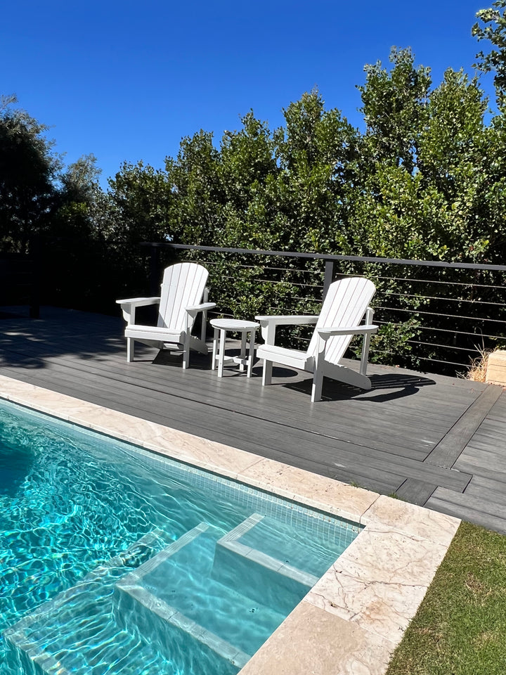 Hampton Outdoor Polywood Round Side Table