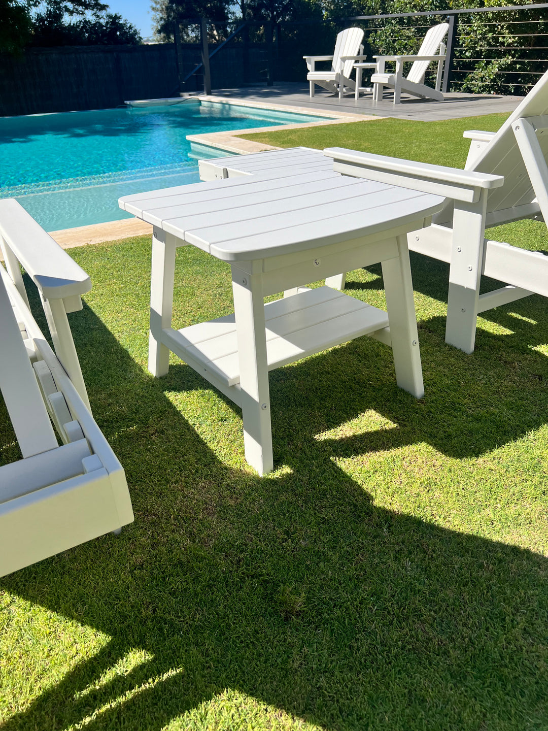 Hampton Outdoor Polywood Square Side Table