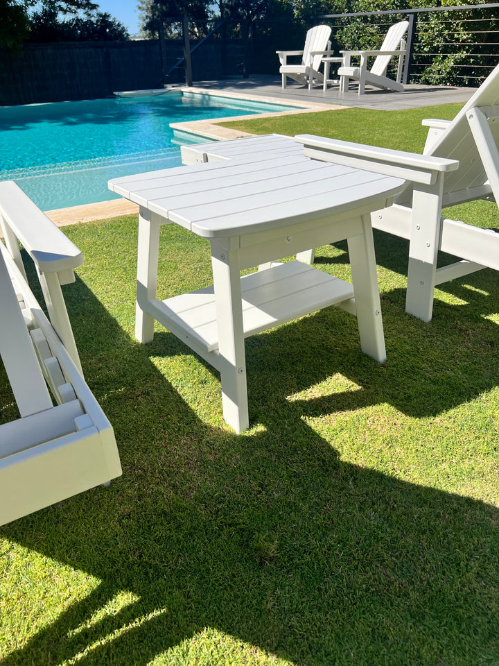 Hampton Outdoor Polywood Square Side Table