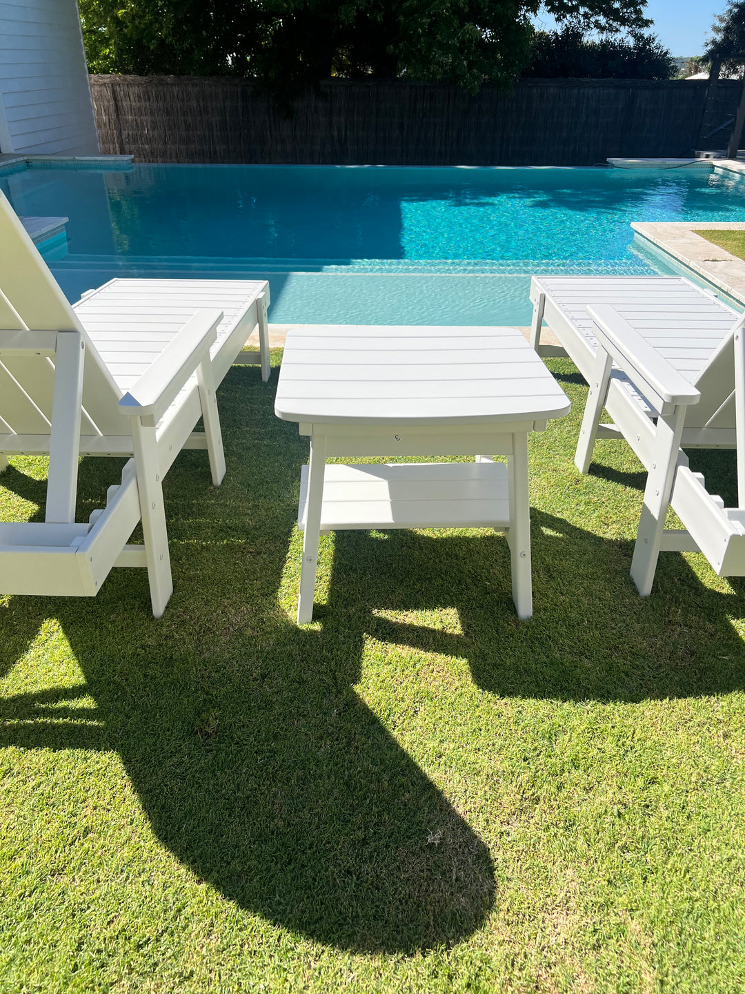 Hampton Outdoor Polywood Square Side Table