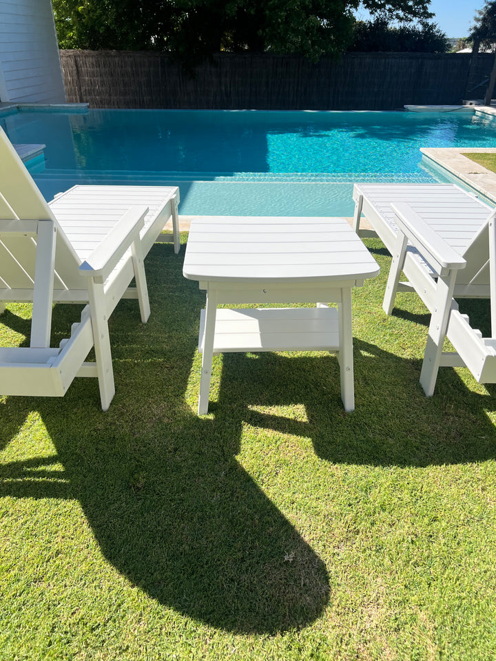 Hampton Outdoor Polywood Square Side Table