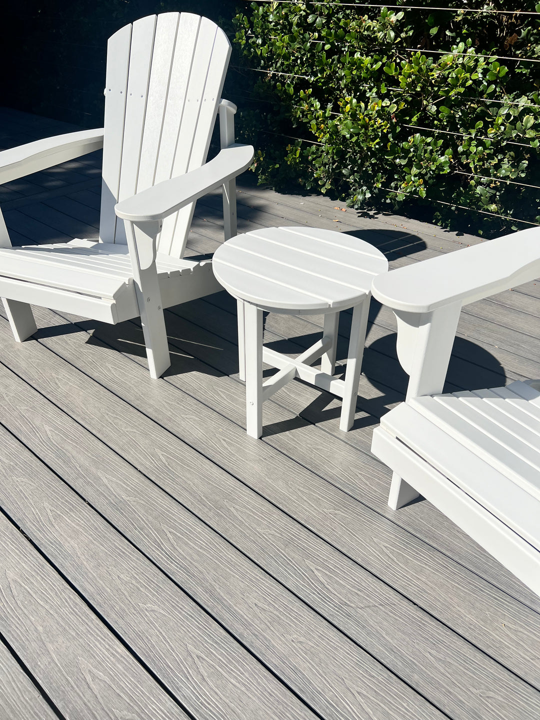 Hampton Outdoor Polywood Round Side Table