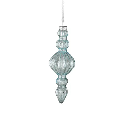Tranquil Ornament Glass 7x21cm Blue