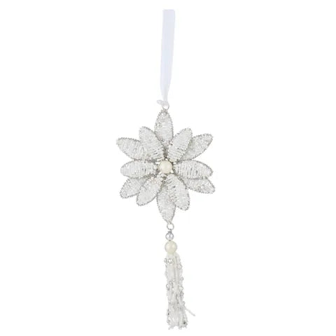 Beaded Magnolia Hang /Pear Foam