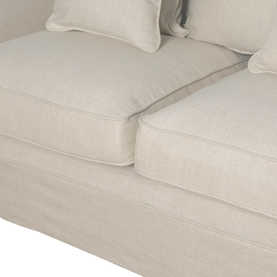 Ayla Hamptons 3 Seater Sofa Beige