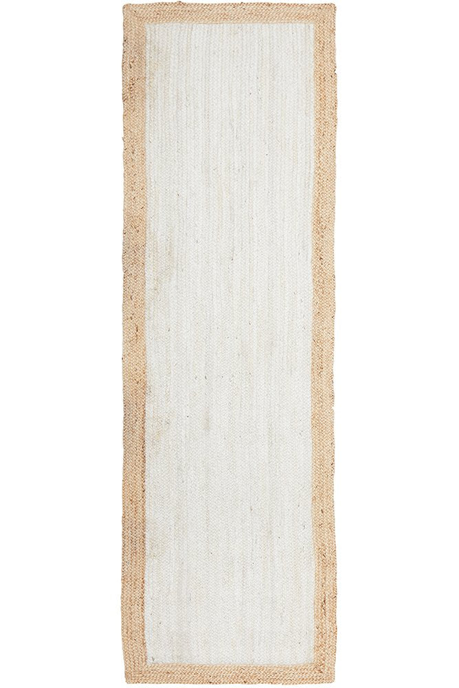 Bondi White Natural Jute Rug