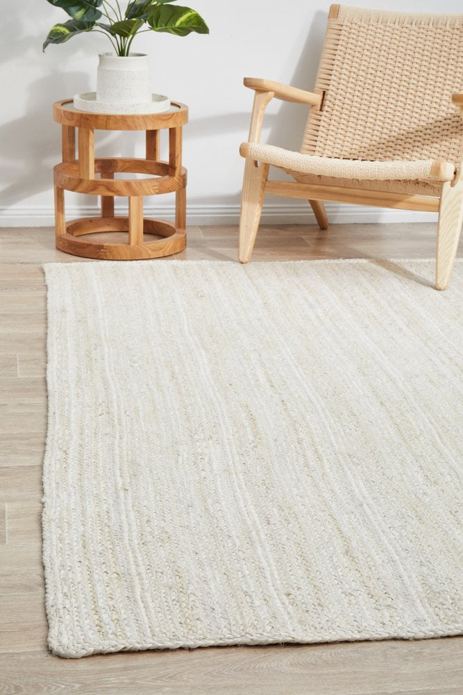 Bondi White Jute Rug