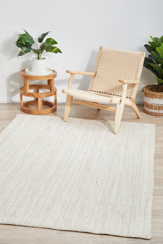 Bondi White Jute Rug