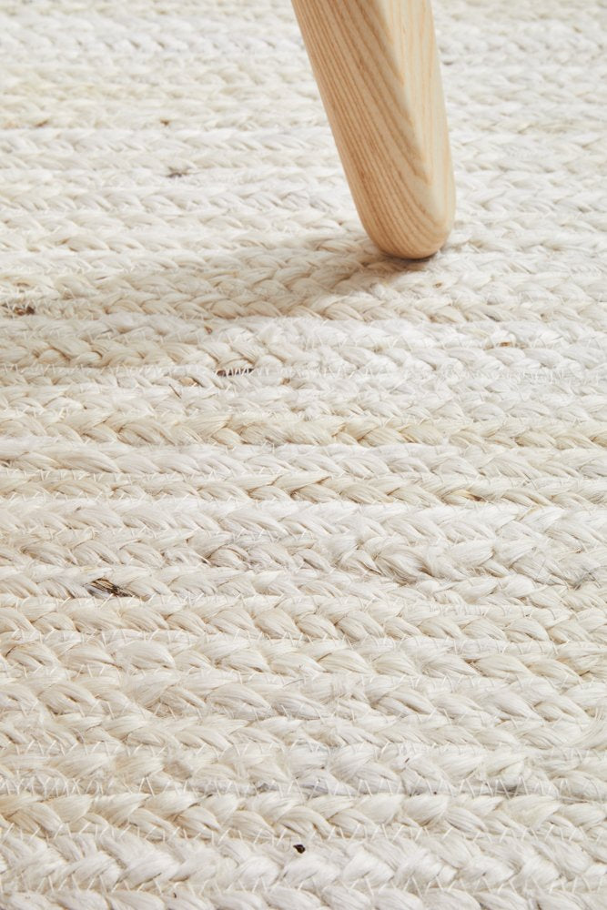 Bondi White Jute Rug