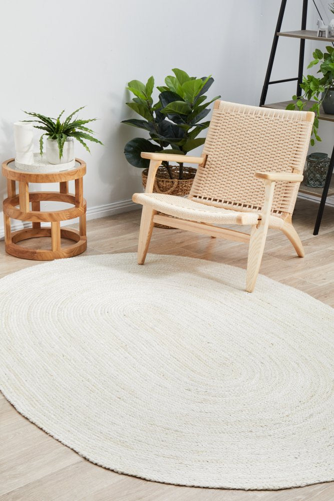 Bondi White Jute Rug