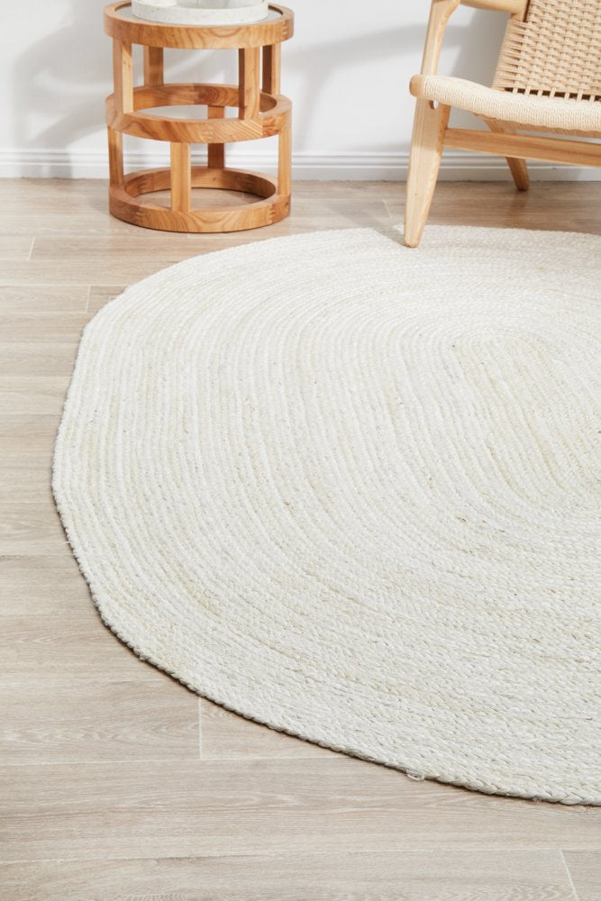 Bondi White Jute Rug