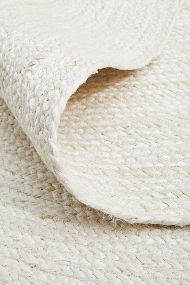 Bondi White Jute Rug