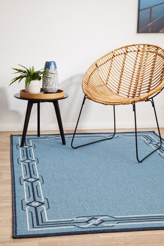 Outdoor Blue Rug