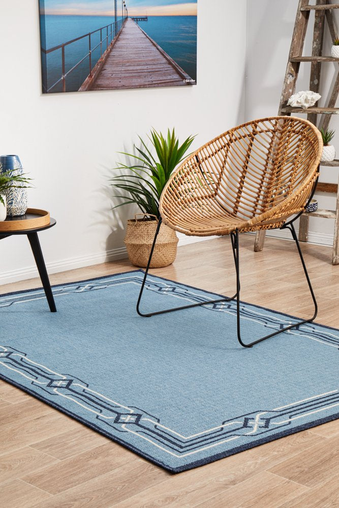 Outdoor Blue Rug