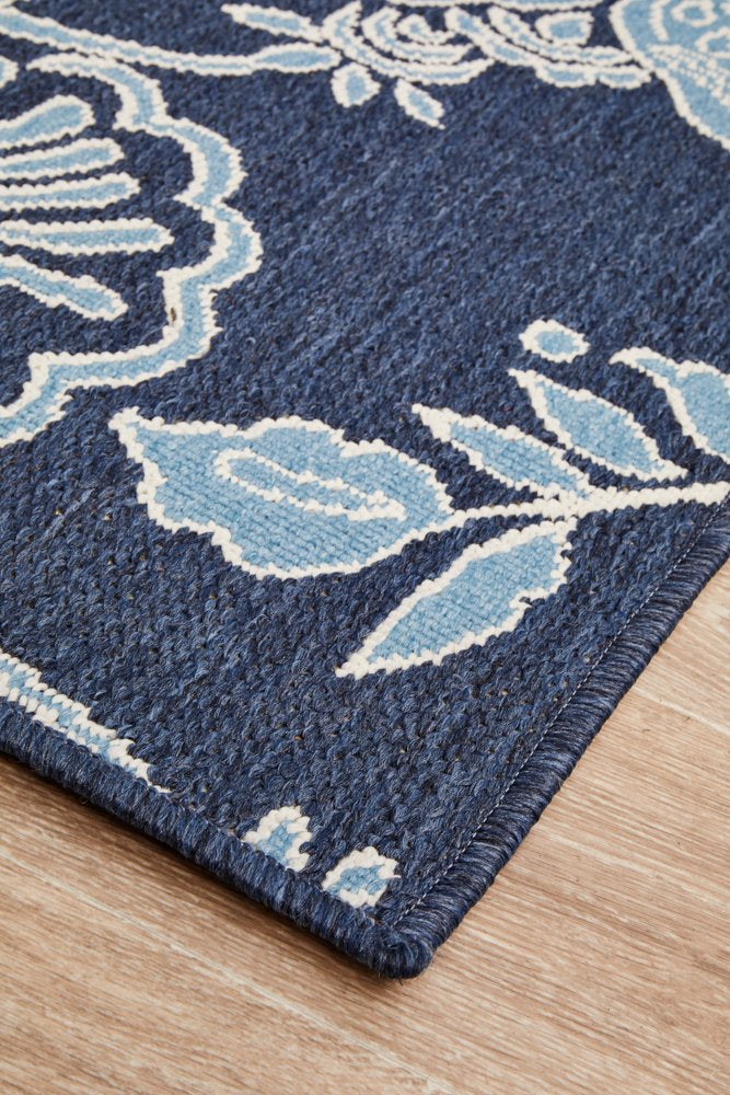 Outdoor Navy Rug