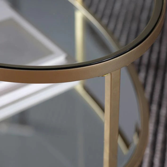 Hudson Coffee Table Champagne FLOORSTOCK