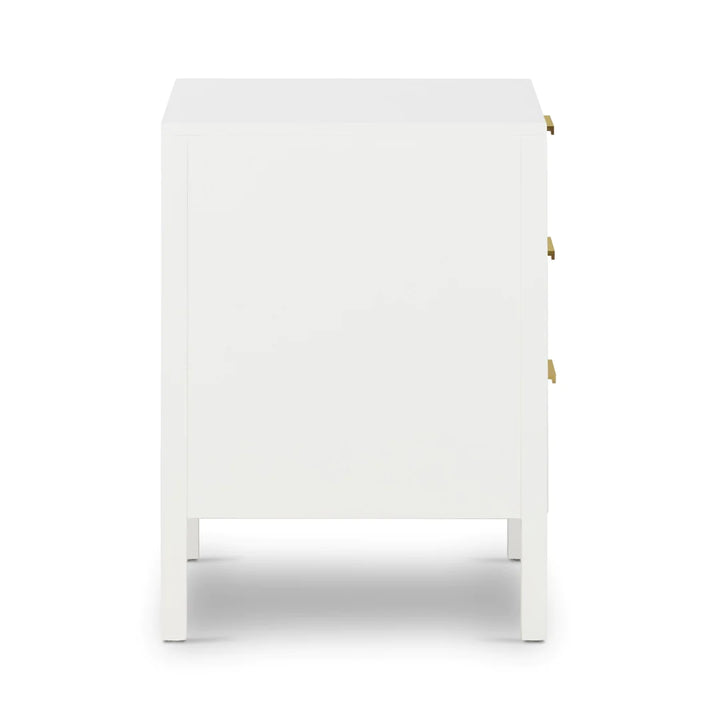 Santorini 3 Drawer Bedside Table