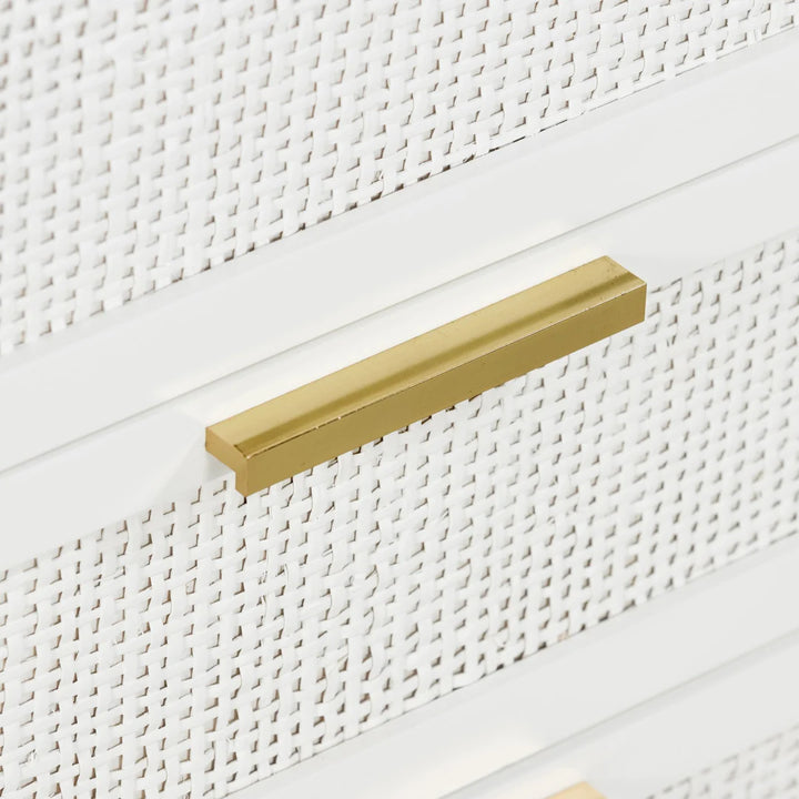 Santorini 3 Drawer Bedside Table