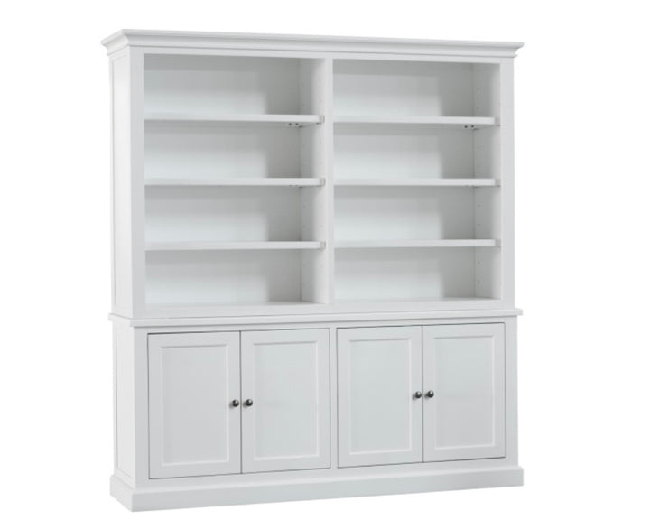 Providence 2 Bay White Bookcase