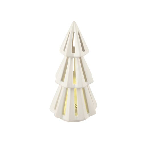 Ceramic LED White Tree Small