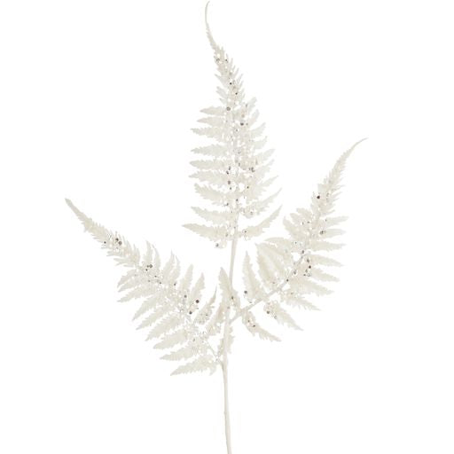 Braded Fern Spray White