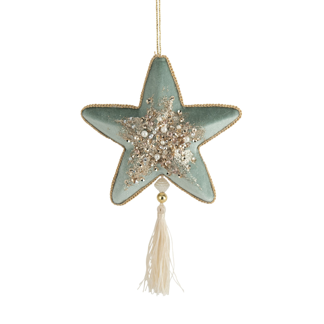 Mint Champagne Star Tassle