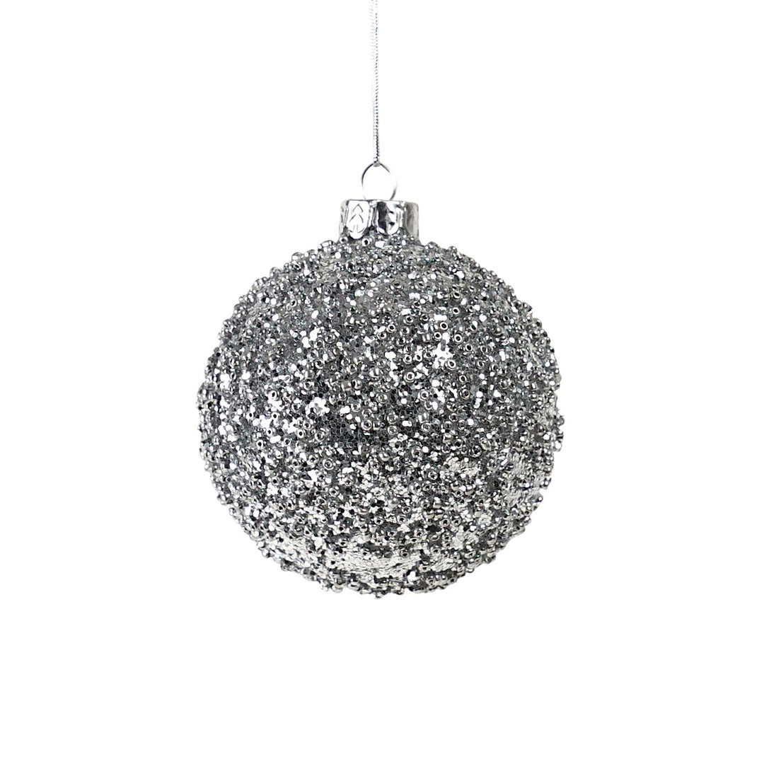 Silver with Silver Beads Ball