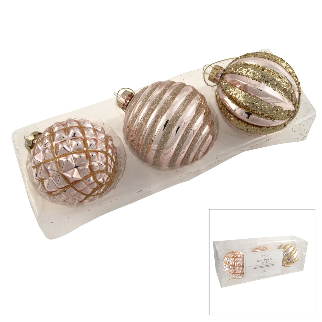 Rose Gold Bauble 3 variants