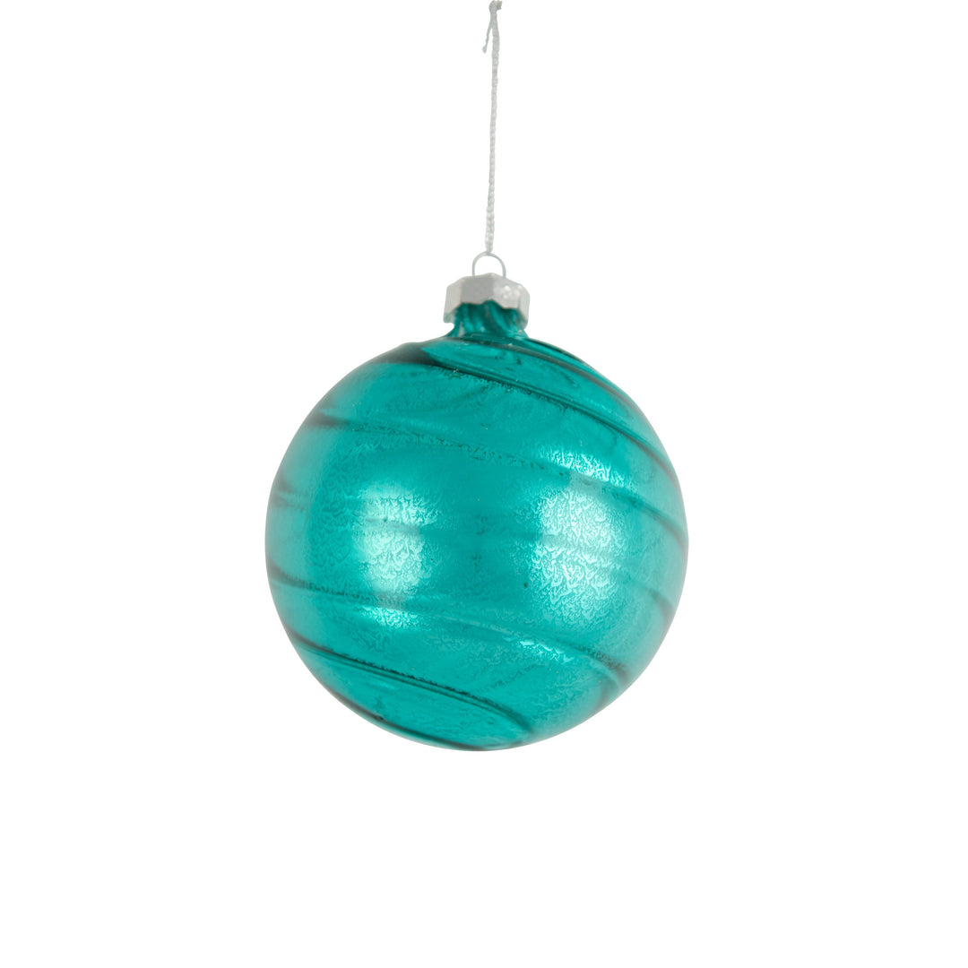 Tiffany Blue Swirl Bauble