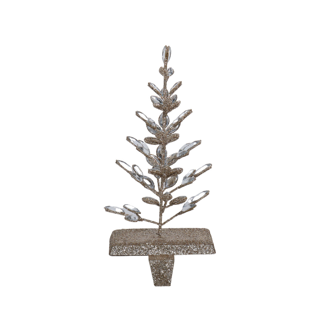 Jewel Champagne Tree Stocking Holder