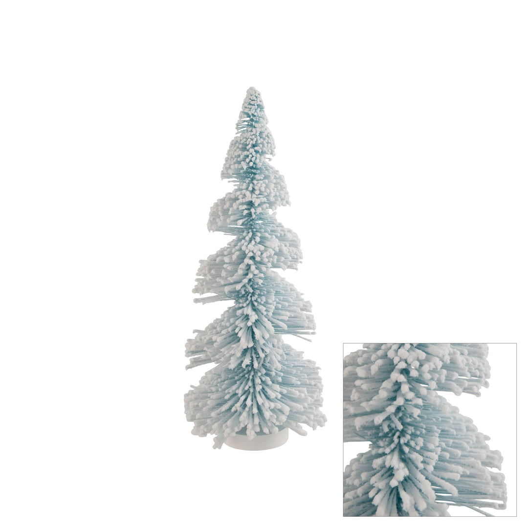 Brush Tree Teal/White Medium