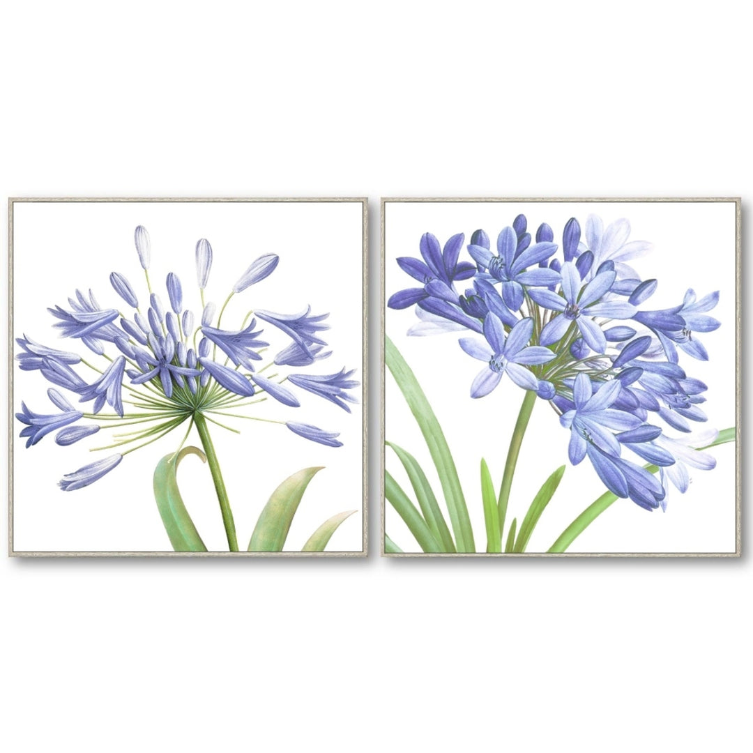 Purple Petals Canvas Set of 2