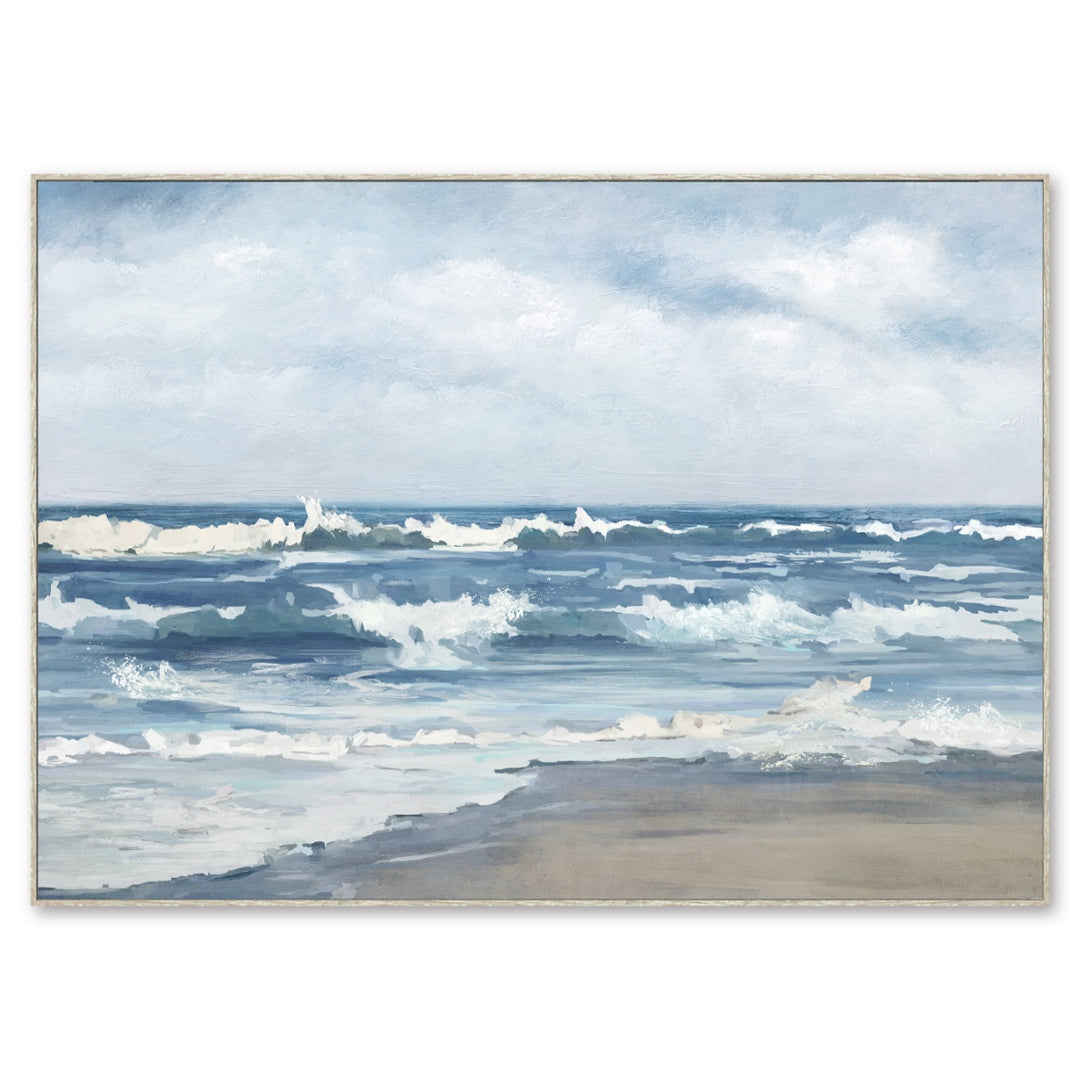 Waves Framed Canvas FLOORSTOCK