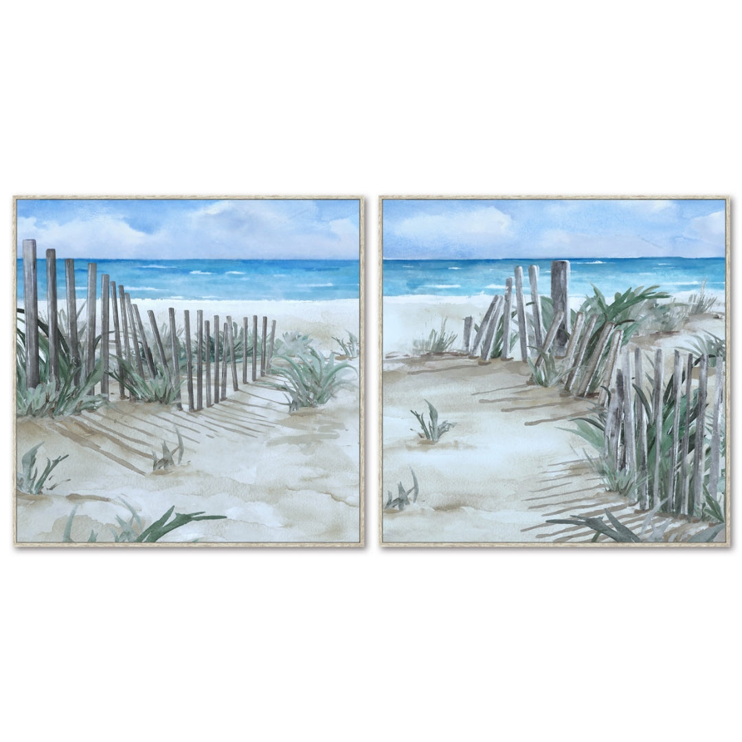 Ocean View Canvas Set of 2