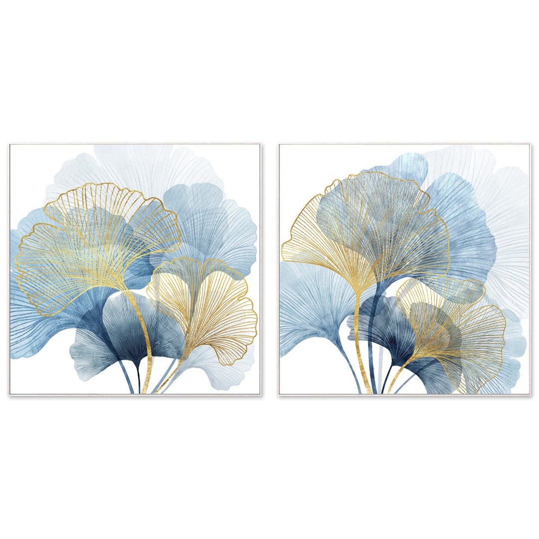 Autumn Ginkgo Framed  Set of 2